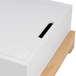 Sale 56x58x34 Truhe Kommode mit Klappe - Esmail Kommoden