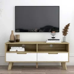 Best 140x52x40 TV Kommode im Skandi Design - Justa Tv & Hifi-Möbel|Lowboards