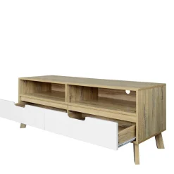 Best 140x52x40 TV Kommode im Skandi Design - Justa Tv & Hifi-Möbel|Lowboards