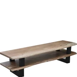 140x36x40 TV Tisch aus Akazie Massivholz - Varabera Tv & Hifi-Möbel|Lowboards