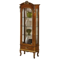Best 68x204x41 Vitrine im Italienischem Stil - Leonid Vitrinen