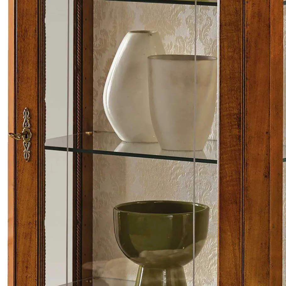 Best 68x204x41 Vitrine im Italienischem Stil - Leonid Vitrinen