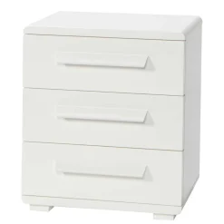 Sale 48x57x43 Weiße Nachtkommode aus Buche - Paniera Kommoden