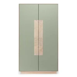 Best 90x120x45 Wohnzimmer Highboard in Grau & Buche - Ajevos Highboards