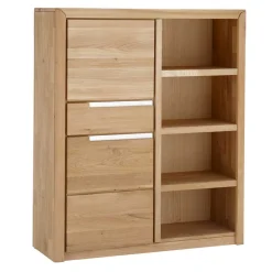 Best 114x134x41 Wohnzimmer Schrank mit Regal Teil - Croconia Regale