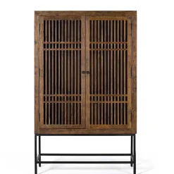 100x160x45 Wohnzimmerschrank mit zwei Türen - Charin Vitrinen