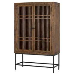 100x160x45 Wohnzimmerschrank mit zwei Türen - Charin Vitrinen