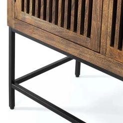 100x160x45 Wohnzimmerschrank mit zwei Türen - Charin Vitrinen