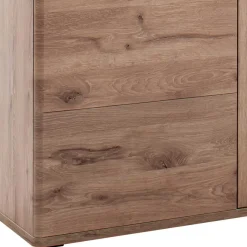 150x124x38 Wohnzimmerschrank mit Glas modern - Bekunion Highboards|Kommoden