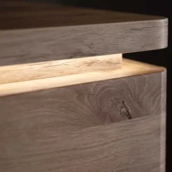 150x124x38 Wohnzimmerschrank mit Glas modern - Bekunion Highboards|Kommoden