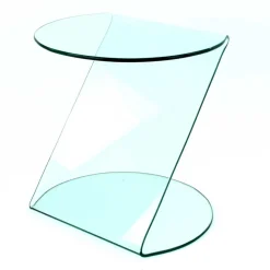 Z-Design Beistelltisch aus Sicherheitsglas - Melma Tische