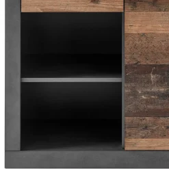 New Zweifarbige TV Wohnwand Kombi - Timuras (dreiteilig) Wohnwände