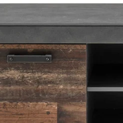 New Zweifarbige TV Wohnwand Kombi - Timuras (dreiteilig) Wohnwände