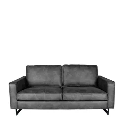 Zweisitzer Wohnzimmer Sofa mit Kufen aus Metall - Comoto Sofas